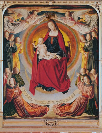 Incoronazione della Vergine, pannello centrale dall
